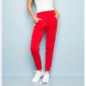 Brandy Melville red sweatpants